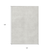 10' X 14' Ivory Washable Indoor Outdoor Area Rug