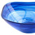 6 Contemporary Soft Square Blue Swirl Glass Bowl Set Of 2 - 4512822836225