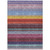 8' X 10' Lavender Blush And Blue Striped Washable Indoor Outdoor Area Rug