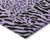 8' X 10' Purple Animal Print Washable Indoor Outdoor Area Rug