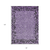 8' X 10' Purple Animal Print Washable Indoor Outdoor Area Rug
