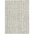 9' X 12' Beige And Ivory Abstract Washable Indoor Outdoor Area Rug