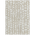 9' X 12' Beige And Ivory Abstract Washable Indoor Outdoor Area Rug