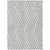 8' X 10' Gray And Ivory Geometric Washable Indoor Outdoor Area Rug