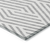 8' X 10' Gray And Ivory Geometric Washable Indoor Outdoor Area Rug