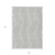 8' X 10' Gray And Ivory Geometric Washable Indoor Outdoor Area Rug