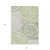 8' X 10' Artichoke Green And Fern Green Abstract Washable Indoor Outdoor Area Rug