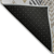 9' X 12' Silver Gray And Gold Floral Washable Indoor Outdoor Area Rug