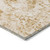 8' X 10' Beige and Gold Abstract Washable Non Skid Indoor Outdoor Area Rug