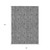 8' X 10' Gray Silver And Charcoal Floral Washable Indoor Outdoor Area Rug