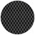 8' Black And Ivory Round Geometric Washable Indoor Outdoor Area Rug Transitional Style - Black, Ivory Color