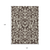 10' X 14' Chocolate And Ivory Floral Washable Indoor Outdoor Area Rug