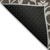 10' X 14' Chocolate And Ivory Floral Washable Indoor Outdoor Area Rug