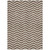 9' X 12' Brown And Beige Chevron Washable Indoor Outdoor Area Rug