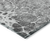 8' X 10' Gray Silver And Charcoal Abstract Washable Indoor Outdoor Area Rug