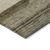 8' X 10' Coffee Ivory And Gray Abstract Washable Indoor Outdoor Area Rug