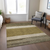 8' X 10' Coffee Ivory And Gray Abstract Washable Indoor Outdoor Area Rug