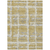 10' X 14' Gold Beige And Gray Striped Washable Indoor Outdoor Area Rug