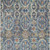 10' X 14' Denim Blue Beige And Brown Floral Washable Indoor Outdoor Area Rug
