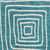 8' X 10' Teal Blue And Ivory Geometric Washable Indoor Outdoor Area Rug - 608219316693