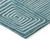 8' X 10' Teal Blue And Ivory Geometric Washable Indoor Outdoor Area Rug