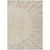 8' X 10' Beige And Khaki Abstract Washable Indoor Outdoor Area Rug