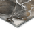 8' Brown And Gray Round Abstract Washable Indoor Outdoor Area Rug