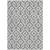 10' X 14' Gray And Ivory Geometric Washable Indoor Outdoor Area Rug Transitional Style - Gray, Ivory Color