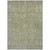 10' X 14' Artichoke Green And Gray Oriental Washable Indoor Outdoor Area Rug