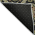 10' X 14' Black Gold And Copper Floral Washable Indoor Outdoor Area Rug