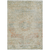 9' X 12' Tan And Beige Medallion Washable Indoor Outdoor Area Rug