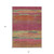 8' X 10' Blush Abstract Washable Indoor Outdoor Area Rug