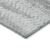 8' X 10' Silver Gray And Graphite Botanical Leaves Washable Indoor Outdoor Area Rug
