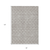 8' X 10' Taupe And Gray Geometric Washable Indoor Outdoor Area Rug