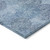 8' X 10' Denim Blue Navy Blue And Ivory Polka Dot Washable Indoor Outdoor Area Rug