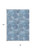 8' X 10' Denim Blue Navy Blue And Ivory Polka Dot Washable Indoor Outdoor Area Rug