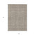 10' X 14' Brown And Beige Geometric Washable Indoor Outdoor Area Rug Transitional Style - Brown, Beige Color