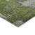 9' X 12' Olive Green Artichoke Green And Fern Green Abstract Washable Indoor Outdoor Area Rug