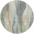 8' Artichoke Green And Gray Round Abstract Washable Indoor Outdoor Area Rug