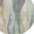 8' Artichoke Green And Gray Round Abstract Washable Indoor Outdoor Area Rug