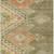8' X 10' Green And Terra Cotta Southwestern Washable Indoor Outdoor Area Rug