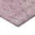 8' X 10' Pink And Ivory Damask Washable Indoor Outdoor Area Rug