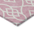 10' X 14' Pink And Ivory Trellis Washable Indoor Outdoor Area Rug