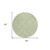 8' Artichoke Green And Ivory Round Geometric Washable Indoor Outdoor Area Rug - Artichoke Green, Ivory
