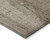 9' X 12' Taupe Brown And Khaki Nautical Washable Indoor Outdoor Area Rug