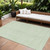 10' X 14' Mint Green And Ivory Geometric Washable Indoor Outdoor Area Rug Transitional Style - Mint Green, Ivory Color