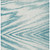 10' X 14' Teal Blue And Ivory Abstract Washable Indoor Outdoor Area Rug Transitional Style - Teal Blue, Ivory Color