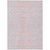 8' X 10' Pink And Gray Animal Print Washable Indoor Outdoor Area Rug