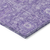 8' X 10' Plum And Lavender Floral Washable Indoor Outdoor Area Rug