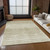 8' X 10' Khaki And Beige Abstract Washable Indoor Outdoor Area Rug